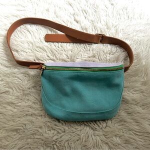 Clare V. Pale Blue + Lavendar Fanny Pack